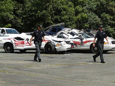 Πάτησε με τρακτέρ 5 περιπολικά γιατί τον έπιασαν με μαριχουάνα